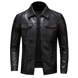 The Jett Faux Leather Biker Jacket