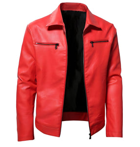 The Kane Faux Leather Biker Jacket - Multiple Colors