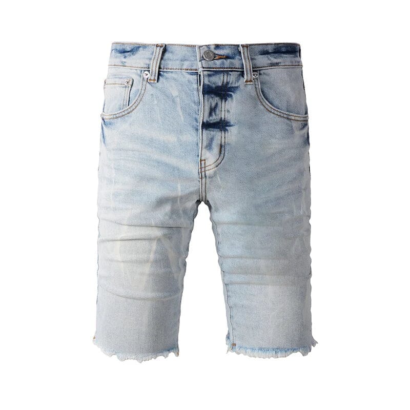 The Barlow Distressed Denim Shorts WellMan Studios 28 