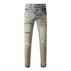 The Lawson Distressed Denim Jeans WellMan Studios 28 