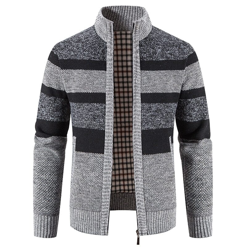 The Silas Knitted Cardigan Fleece - Multiple Colors