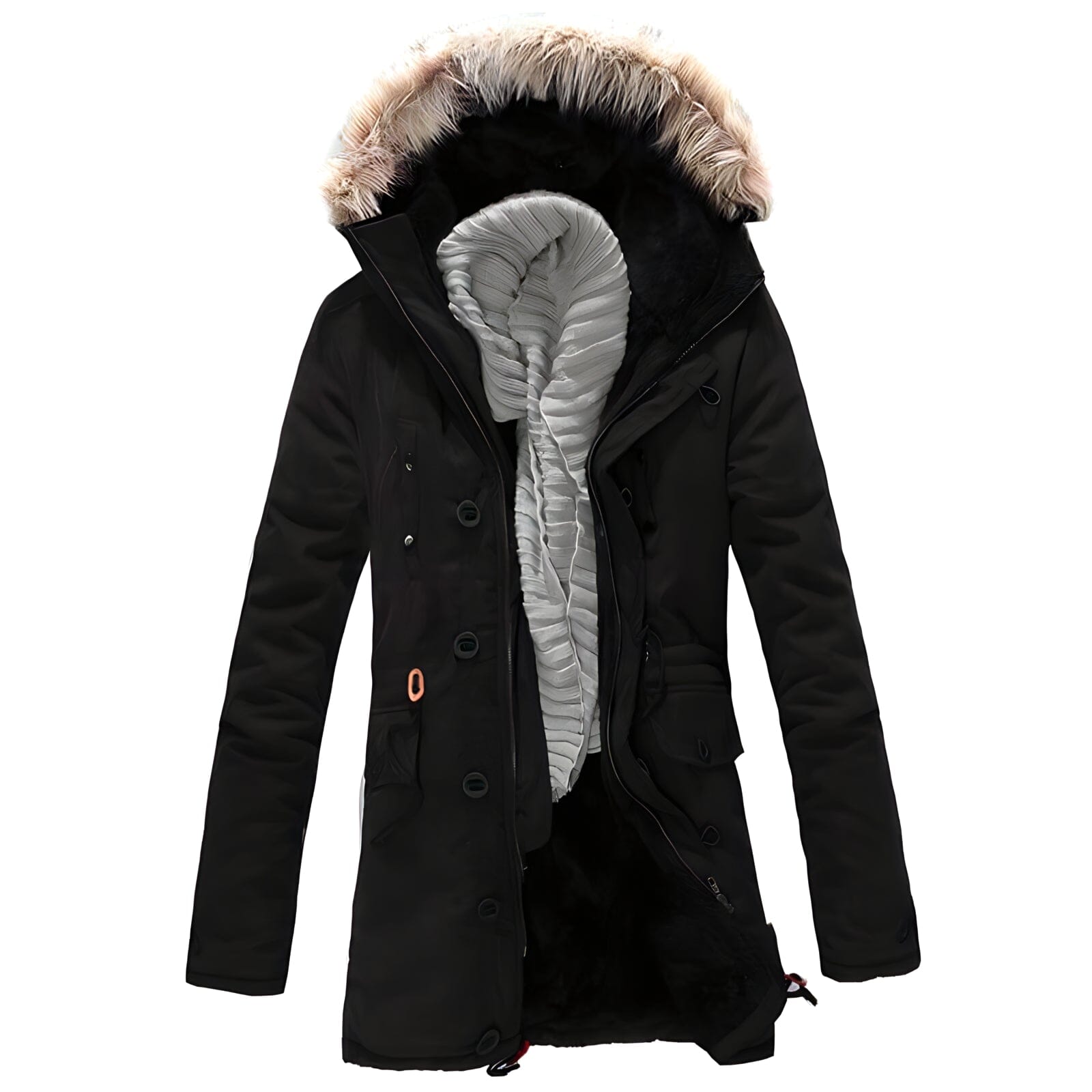 The Summit Faux Fur Winter Jacket - Multiple Colors Shop1959047 Store Black XS 
