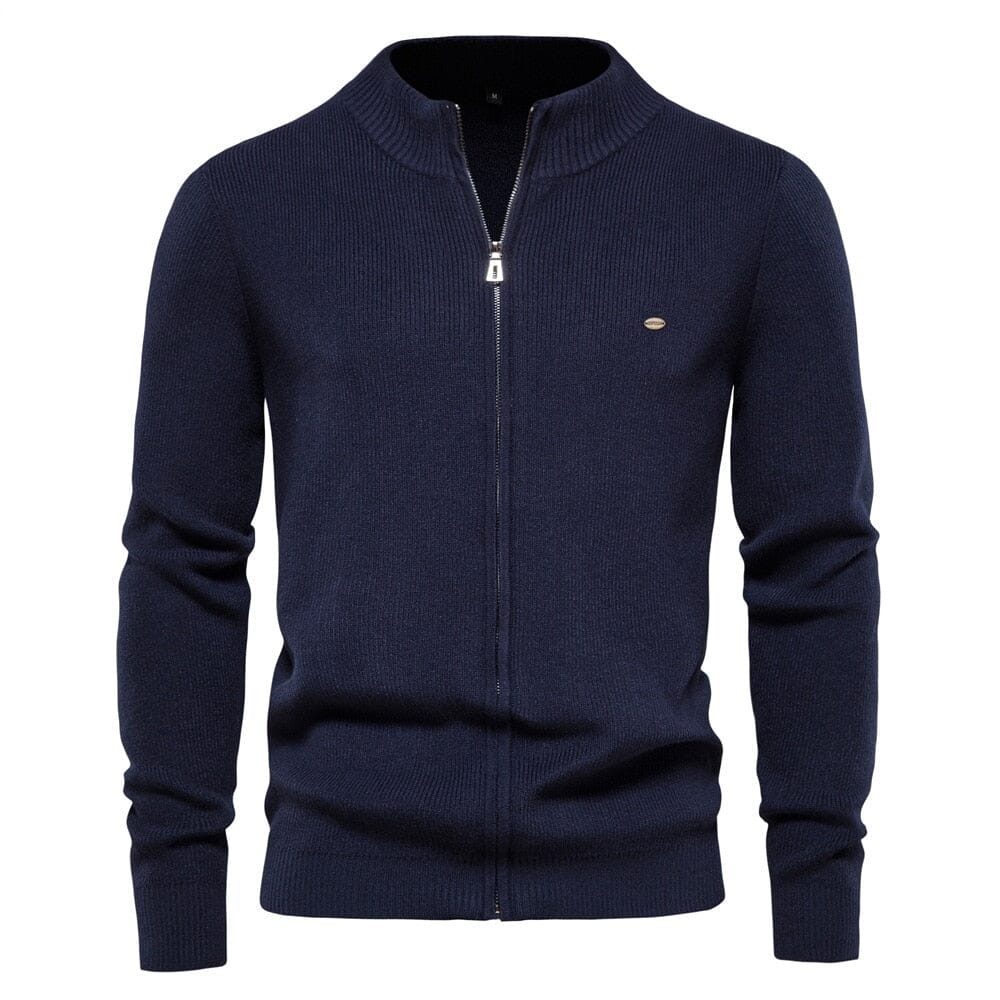 The Harrison Slim Fit Pullover Sweater - Multiple Colors 0 WM Studios Navy S 