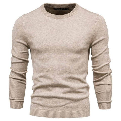 The Landon Pullover Slim Fit Sweater - Multiple Colors Shop910440268 Store Khaki S 