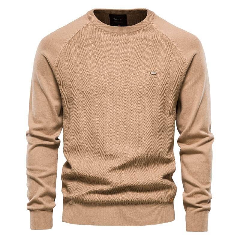The Nelson Slim Fit Pullover Sweater - Multiple Colors Well Worn Khaki XL 
