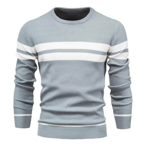 The Anderson Slim Fit Pullover Sweater - Multiple Colors Well Worn Blue S 