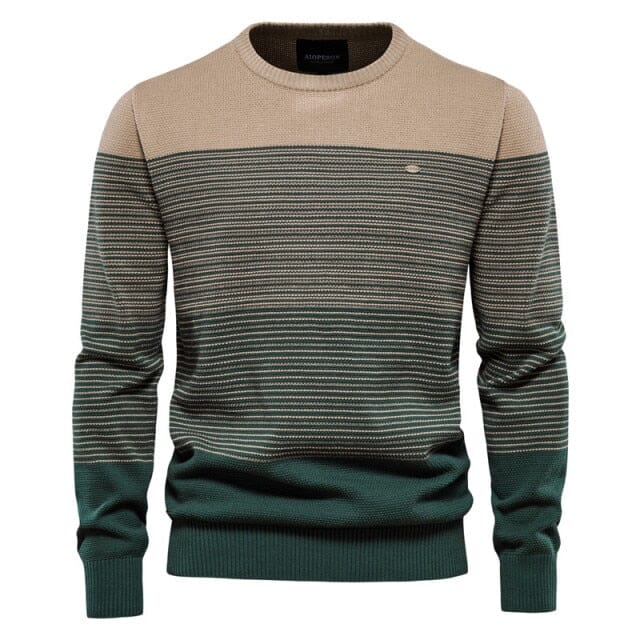 The Ian Pullover Sweater - Multiple Colors Well Worn Khaki S 